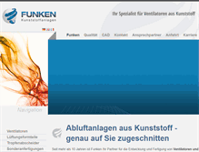 Tablet Screenshot of funken.de
