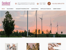 Tablet Screenshot of funken.com.mx